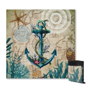 Anchor Love Sand Free Towel