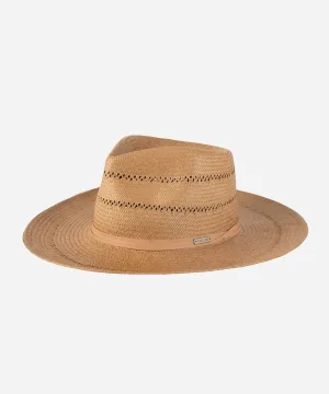 Arlo Straw Teardrop Fedora