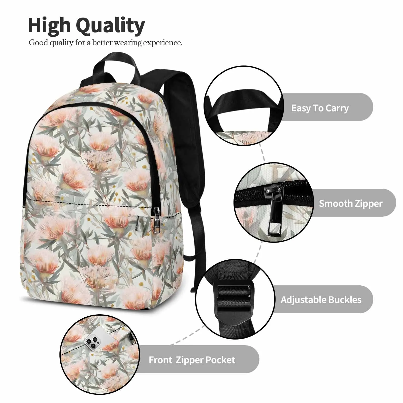 Australian Wattle Adult Casual Backpack