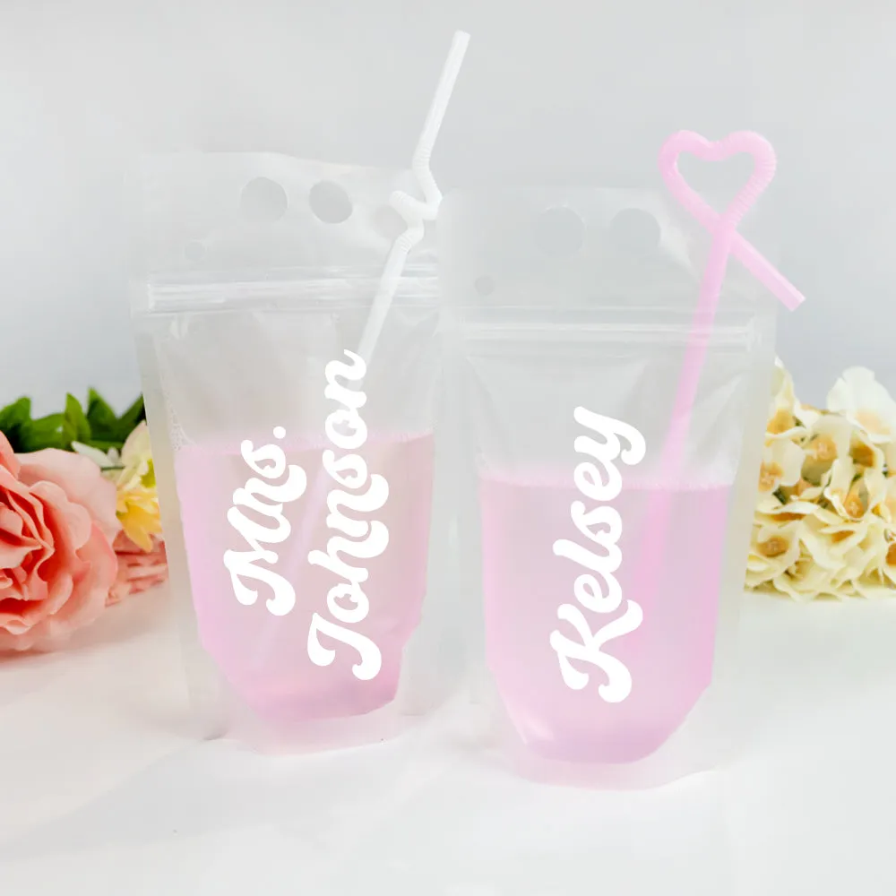 Bachelorette Party Drink Pouches