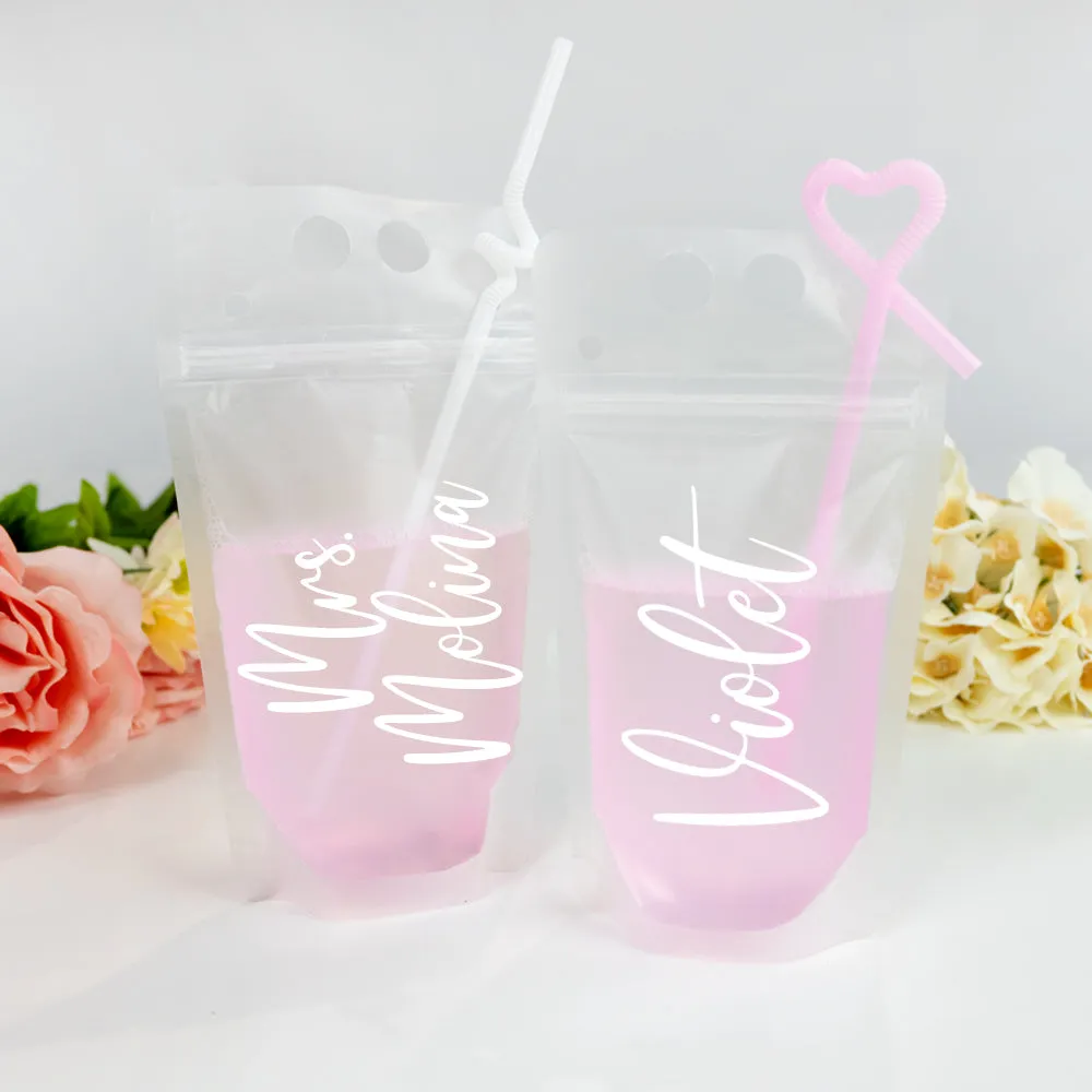 Bachelorette Party Drink Pouches