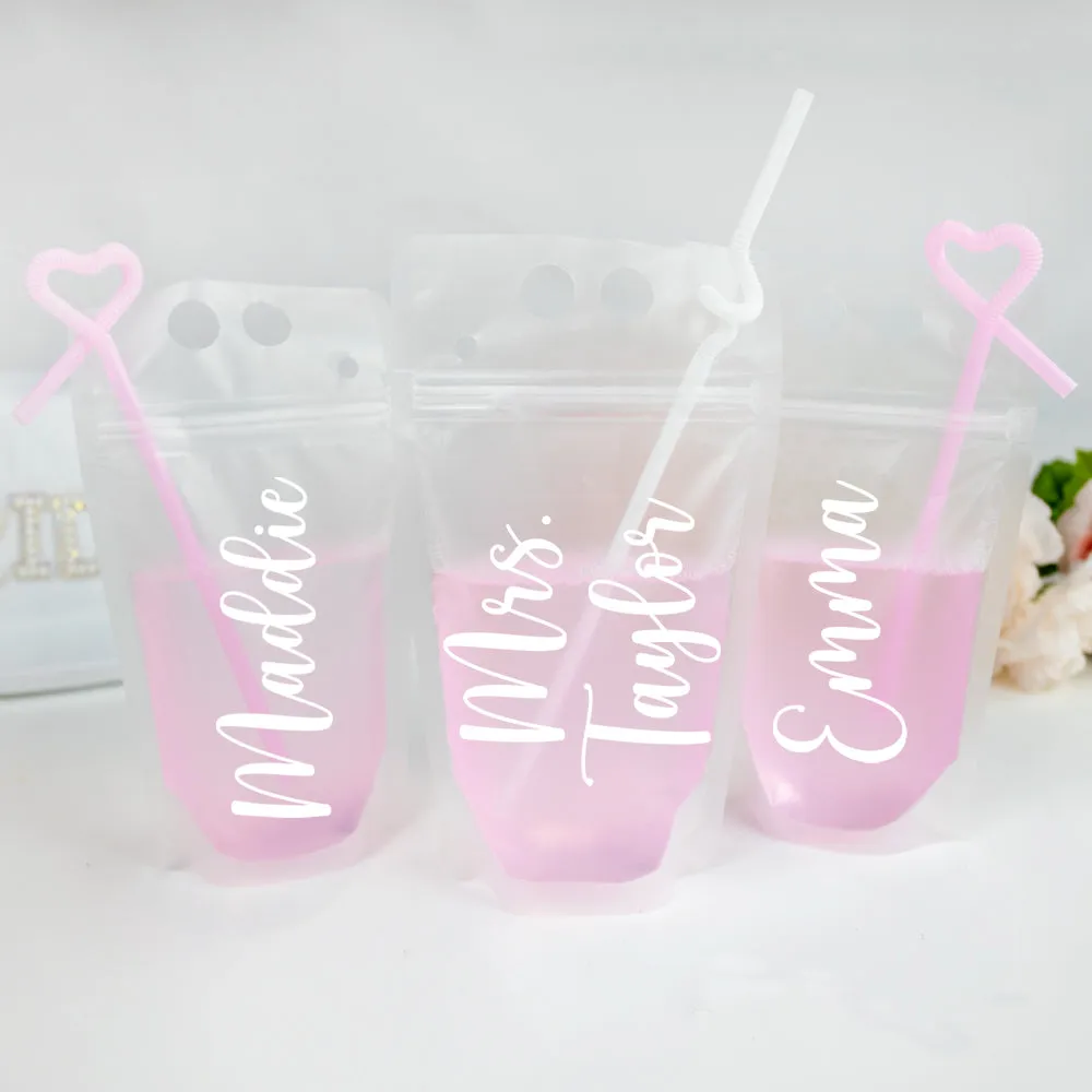 Bachelorette Party Drink Pouches