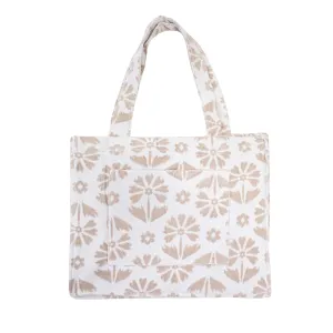 Bambury | Beach Bag - Flora Pebble