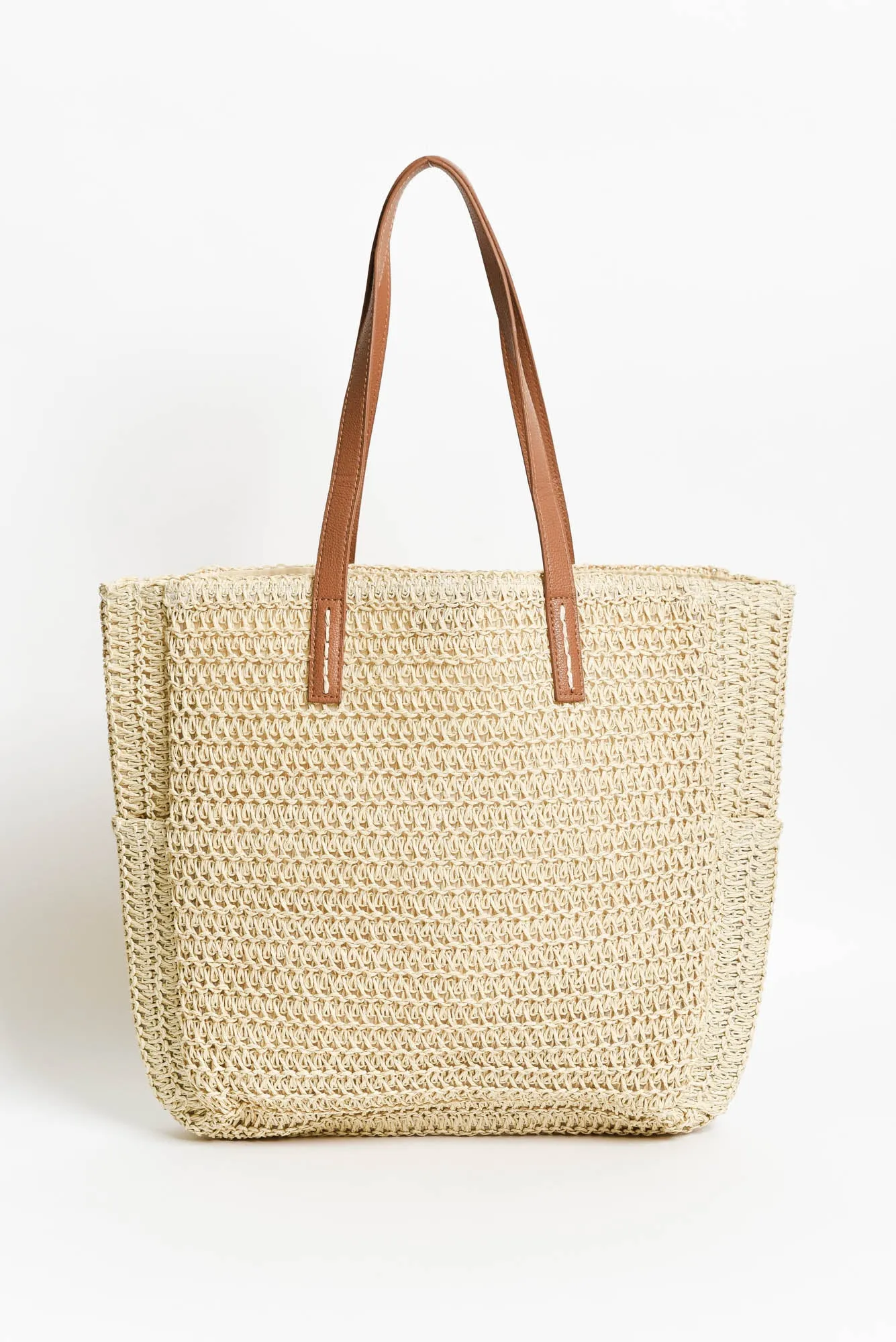 Barbossa Natural Straw Tote