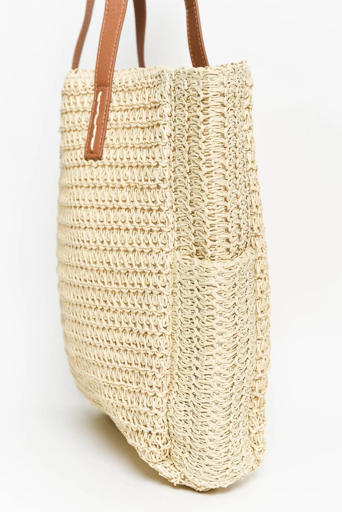 Barbossa Natural Straw Tote