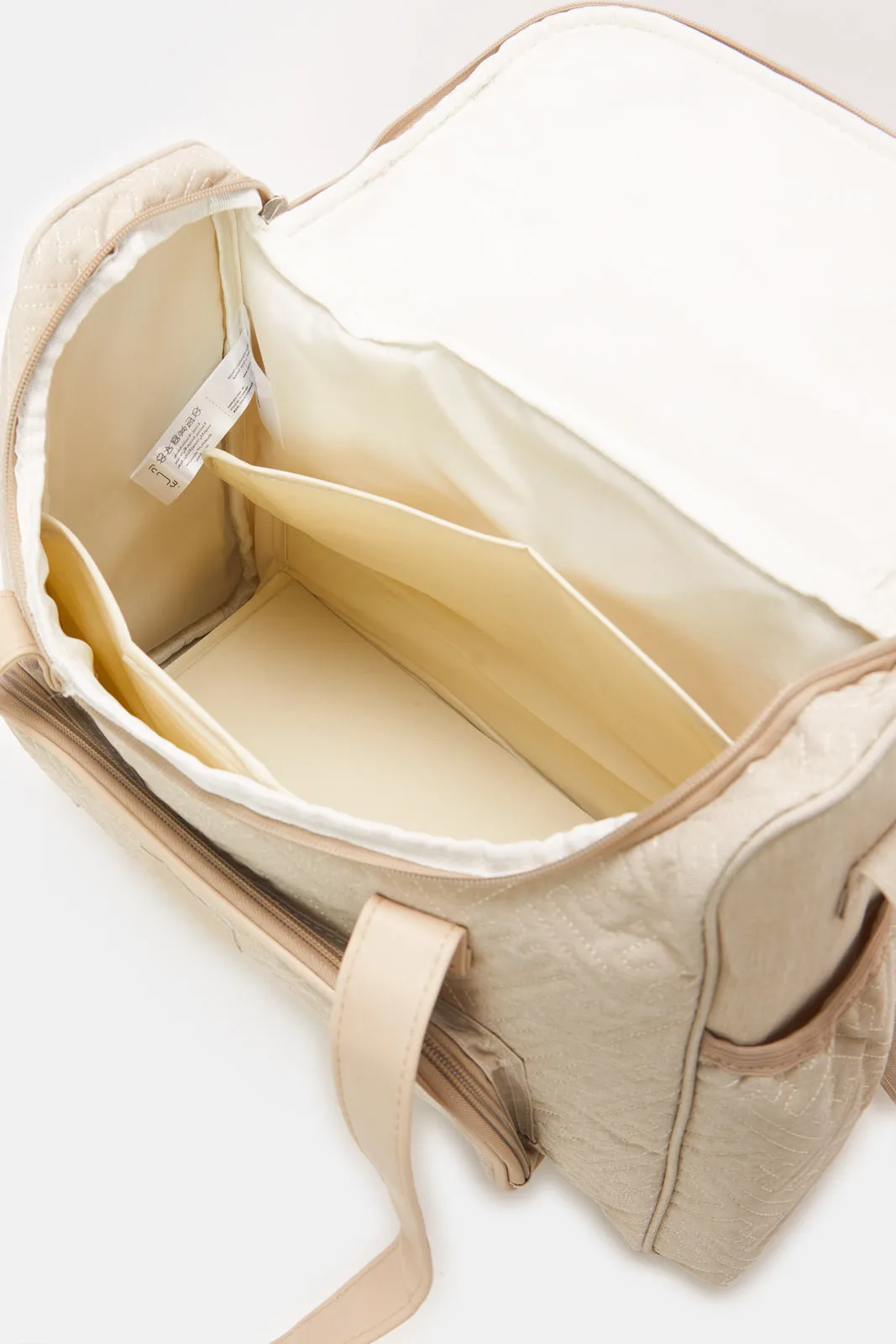 Beige Diaper Bag