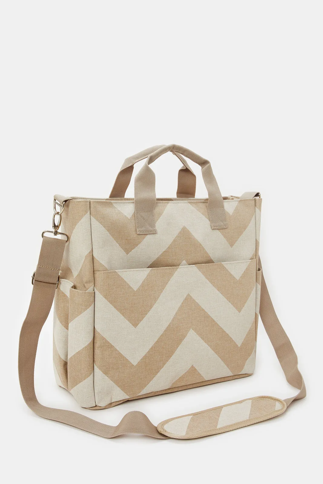 Beige Printed Ryco Sorrento Nursery Bag