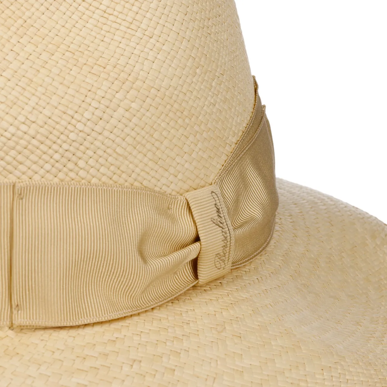 Big Brim Fedora Straw Hat by Borsalino