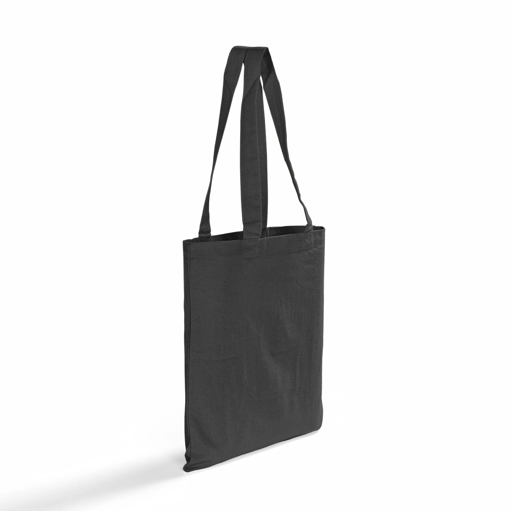 Black Color Customized Eco-Friendly Canvas Convention Tote Bags - Logo Tote Bags - TB205