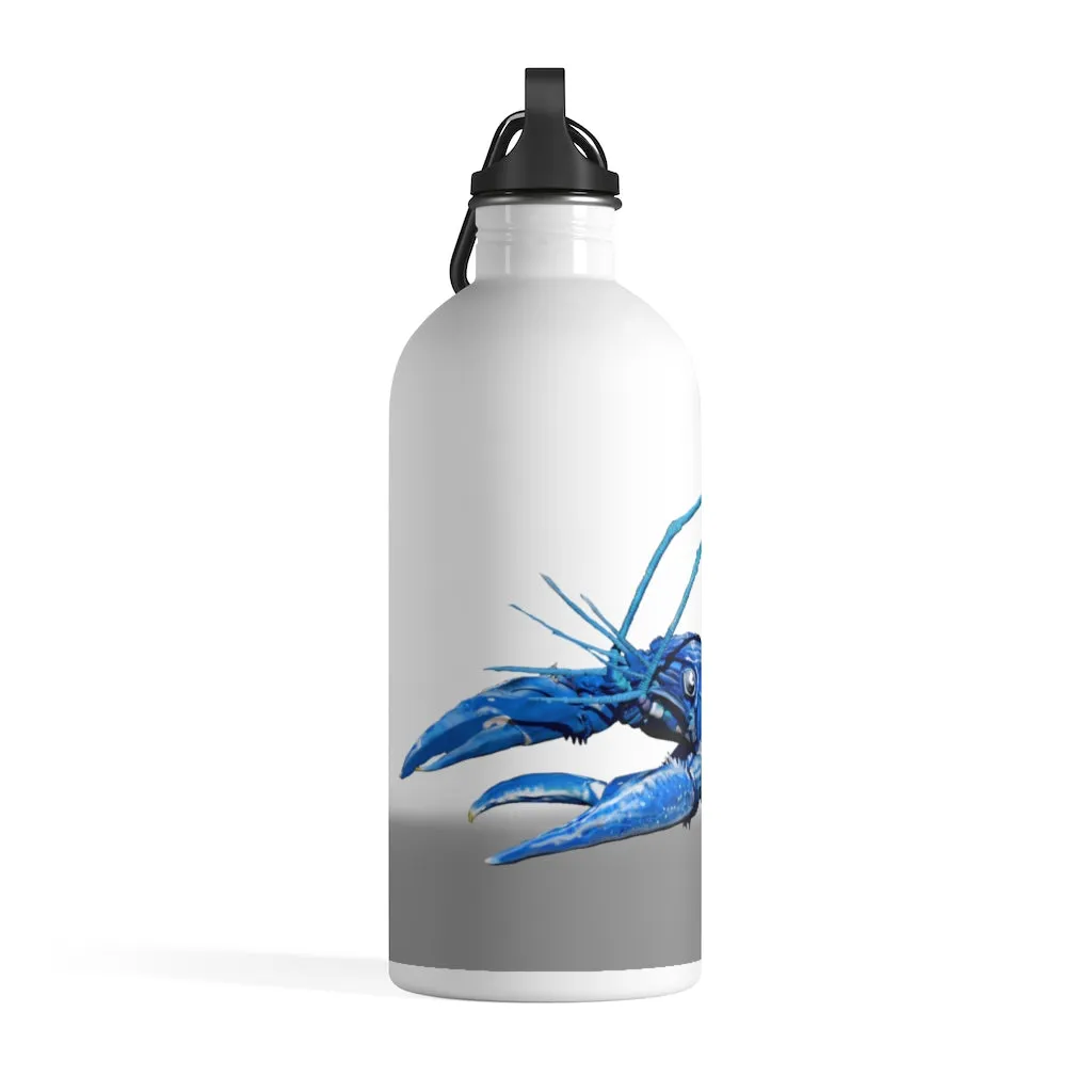 Blue Crawfish Stainless Steel Water Bottle