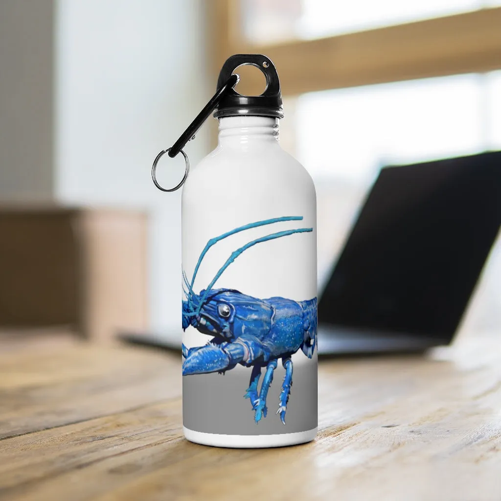 Blue Crawfish Stainless Steel Water Bottle