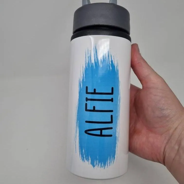 Boys Name School Water Bottle