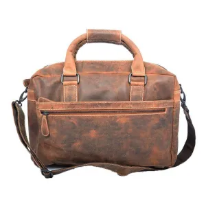 Brandon Spacious Buffalo Leather Shoulder Bag