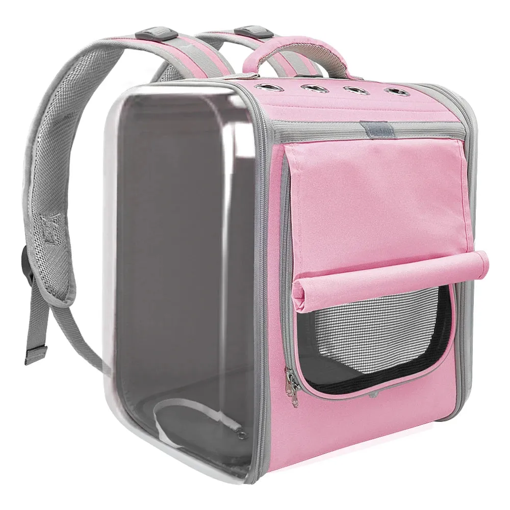 Breathable Pet Cat Carrier Backpack – Portable Travel Bag for Small Dogs & Cats