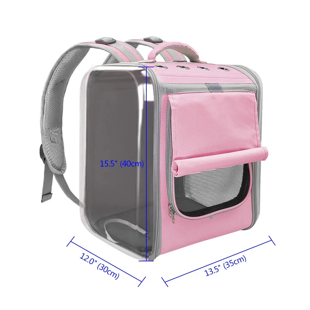 Breathable Pet Cat Carrier Backpack – Portable Travel Bag for Small Dogs & Cats