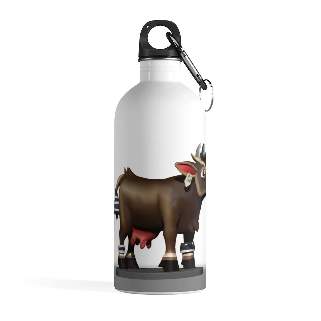 Brown Cow Skin Stainless Steel Water Bottle