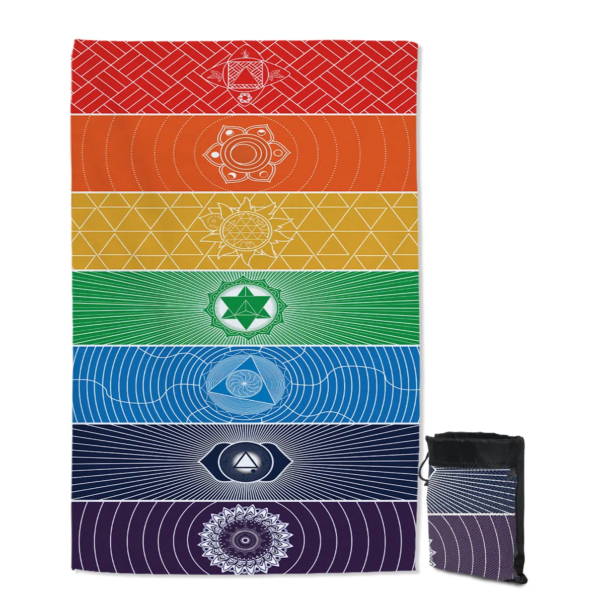 Chakra Yoga Sand Free Towel