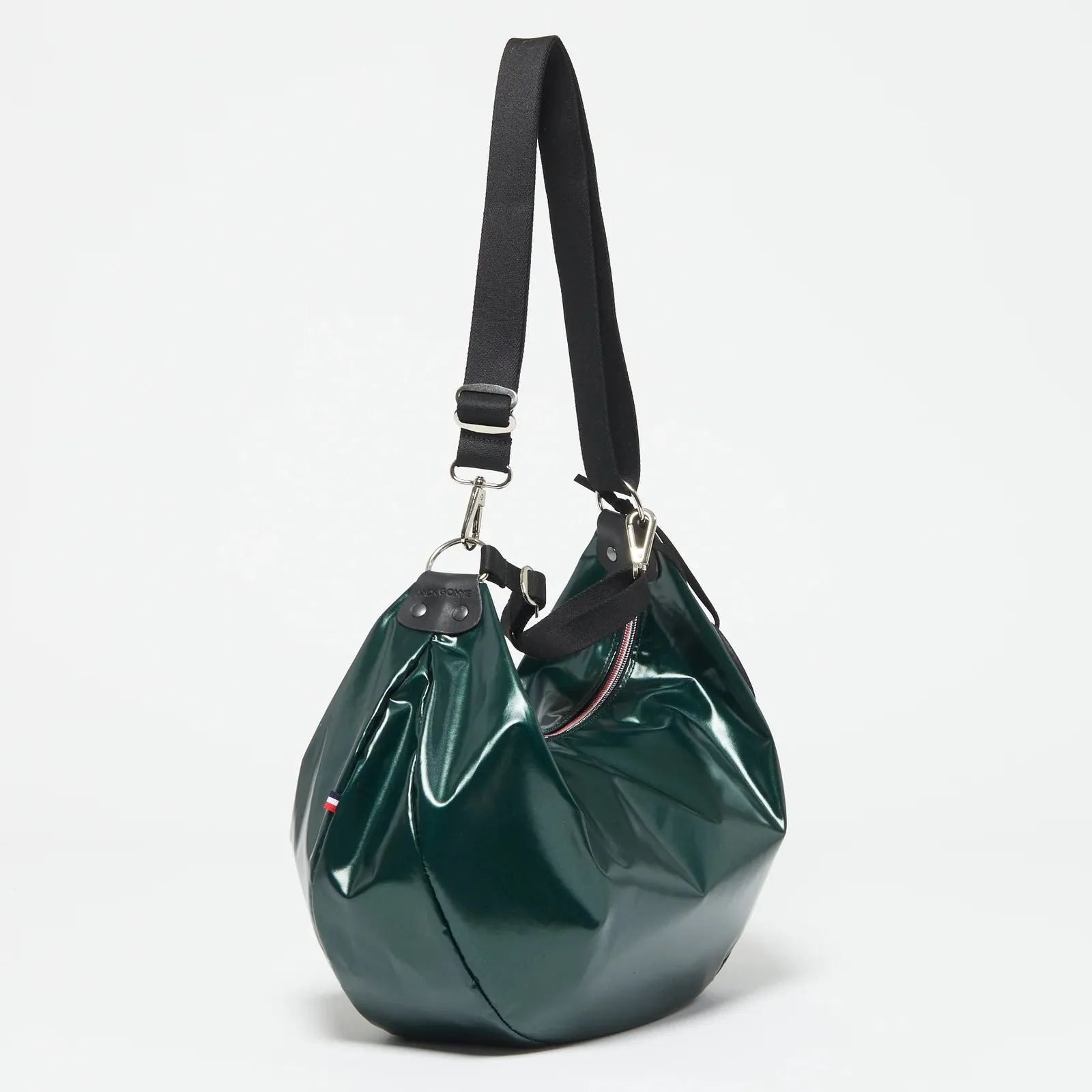 CHARLIE LIGHT TRICOLORE HALF-MOON BAG