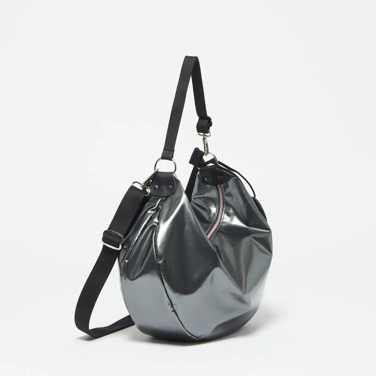 CHARLIE LIGHT TRICOLORE HALF-MOON BAG