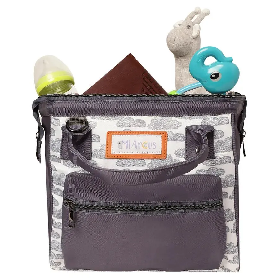 Cloud Print Diaper Bag