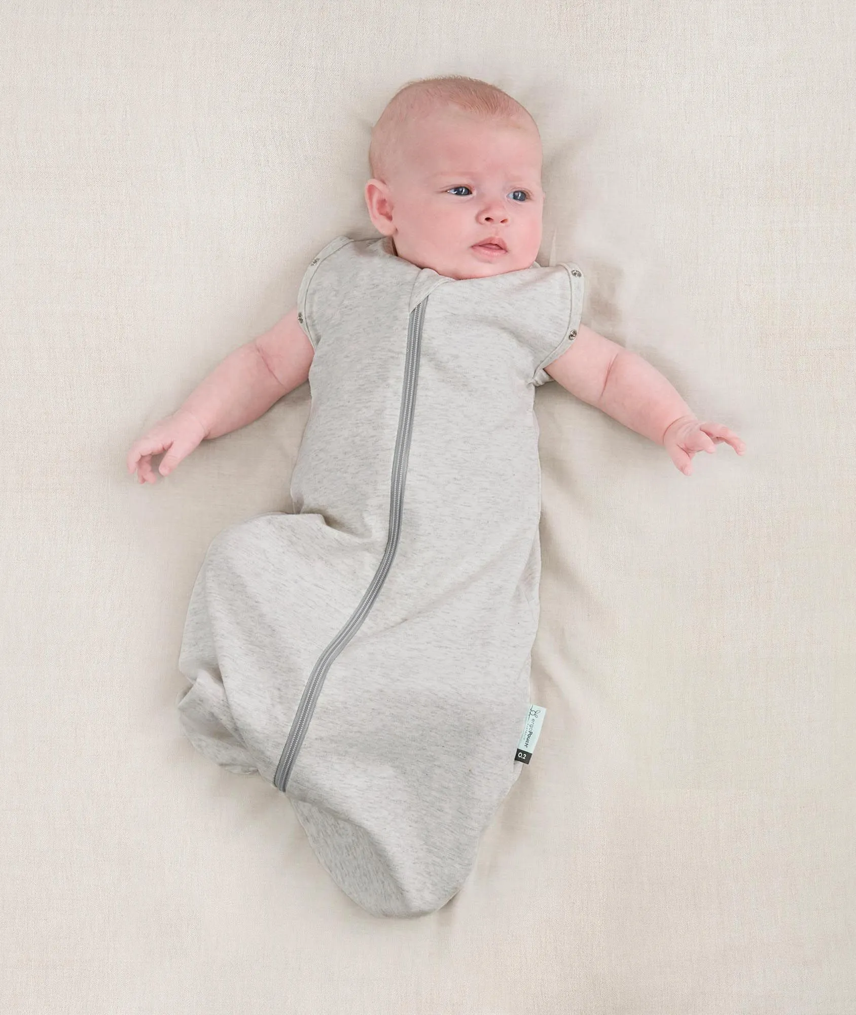 Cocoon Swaddle Bag 0.2 TOG Grey Marle