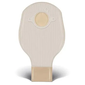 ConvaTec 411310 Natura Two-Piece Drainable 12" Pouch With 2-Sided Comfort Panel, Invisiclose Tail Closure And Filter Opaque 45mm (1-3/4") Flange