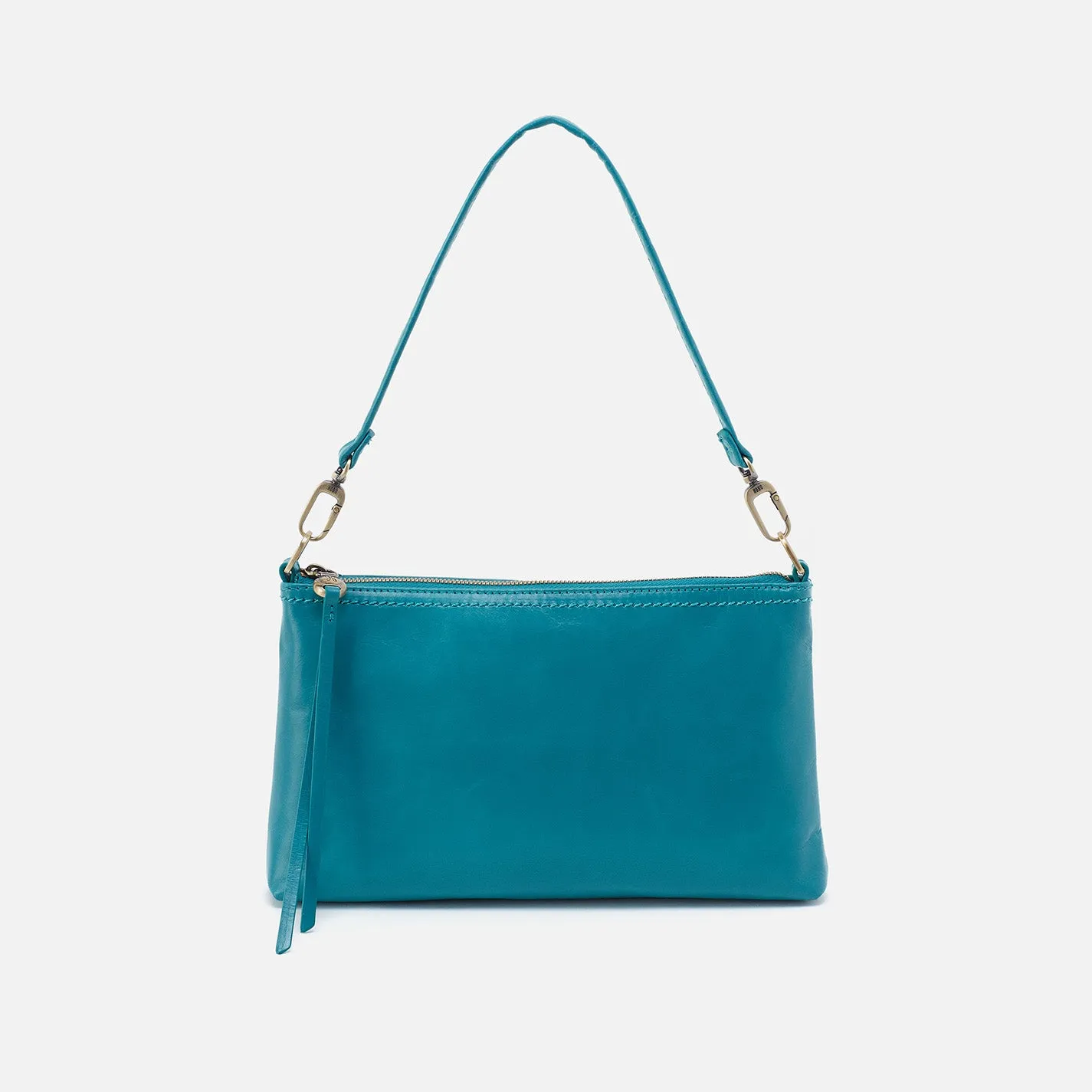 Darcy Crossbody In Polished Leather - Biscayne Blue