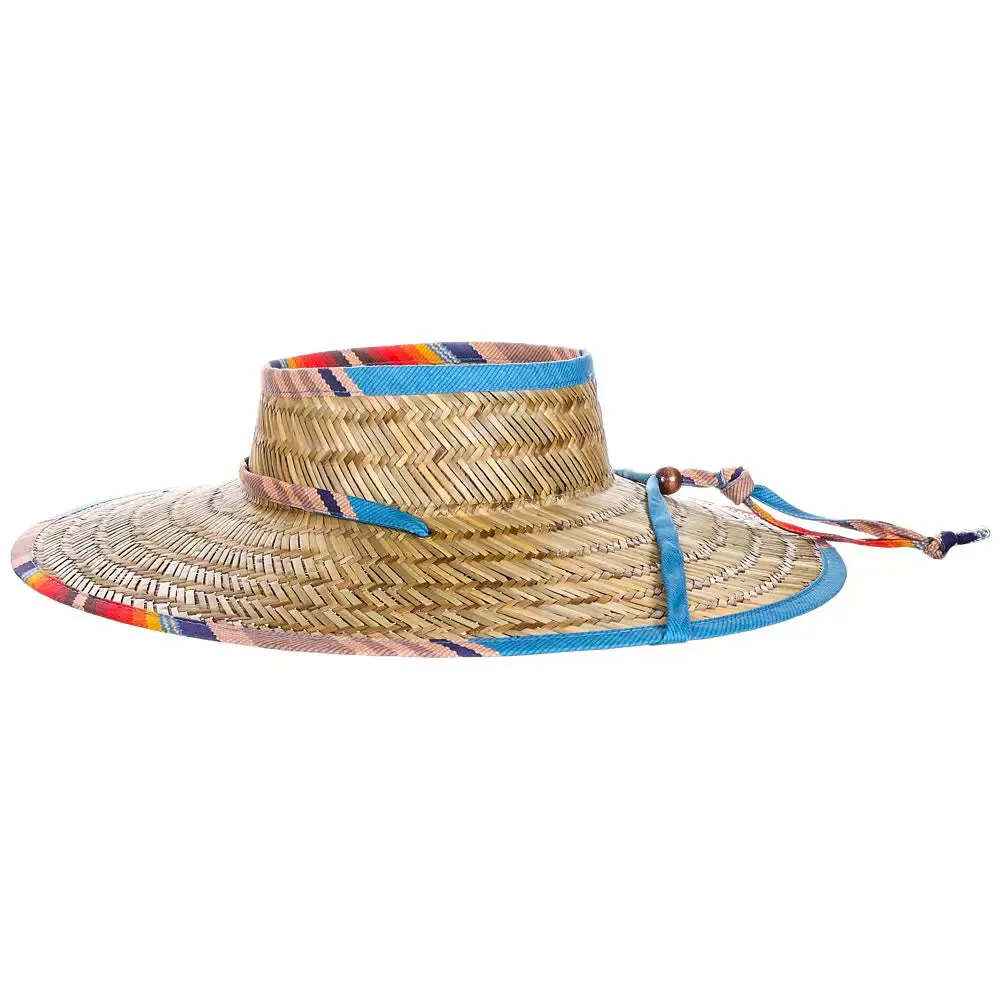 Dorfman Pacific Dalton - Straw Roll Visor Hat