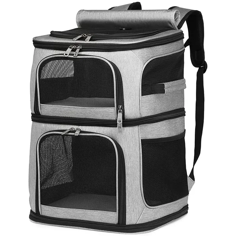 Double Cat Carrier Backpack