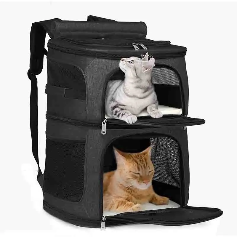 Double Cat Carrier Backpack