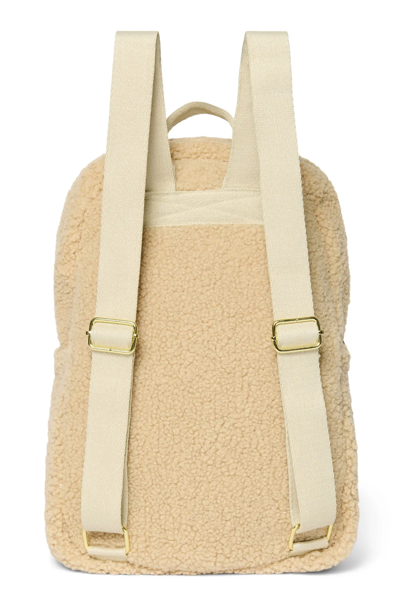 Ecru Teddy MIDI Backpack with Front Pocket