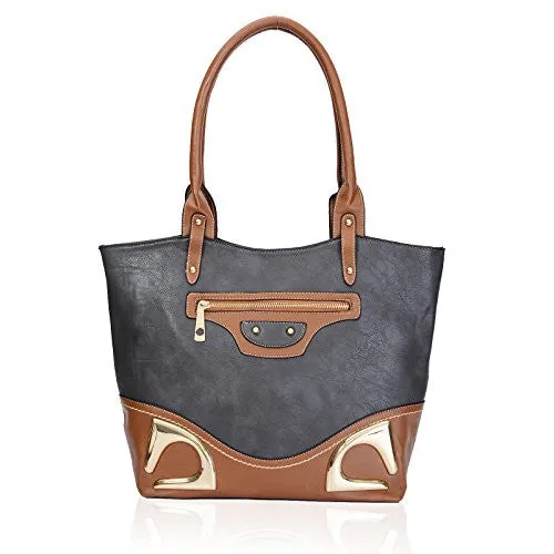 Faux Leather Tote Bag