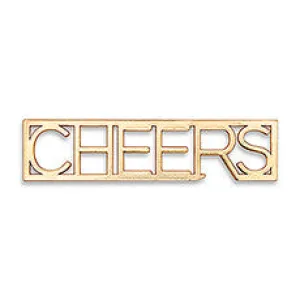 GOLD "CHEERS" BOTTLE OPENER FAVOUR