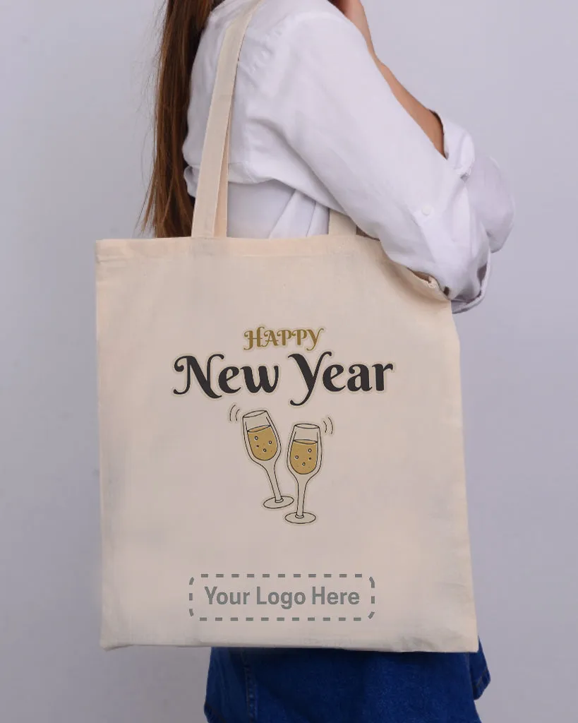 Happy New Year Cheers Tote Bag - New Year's Tote Bags