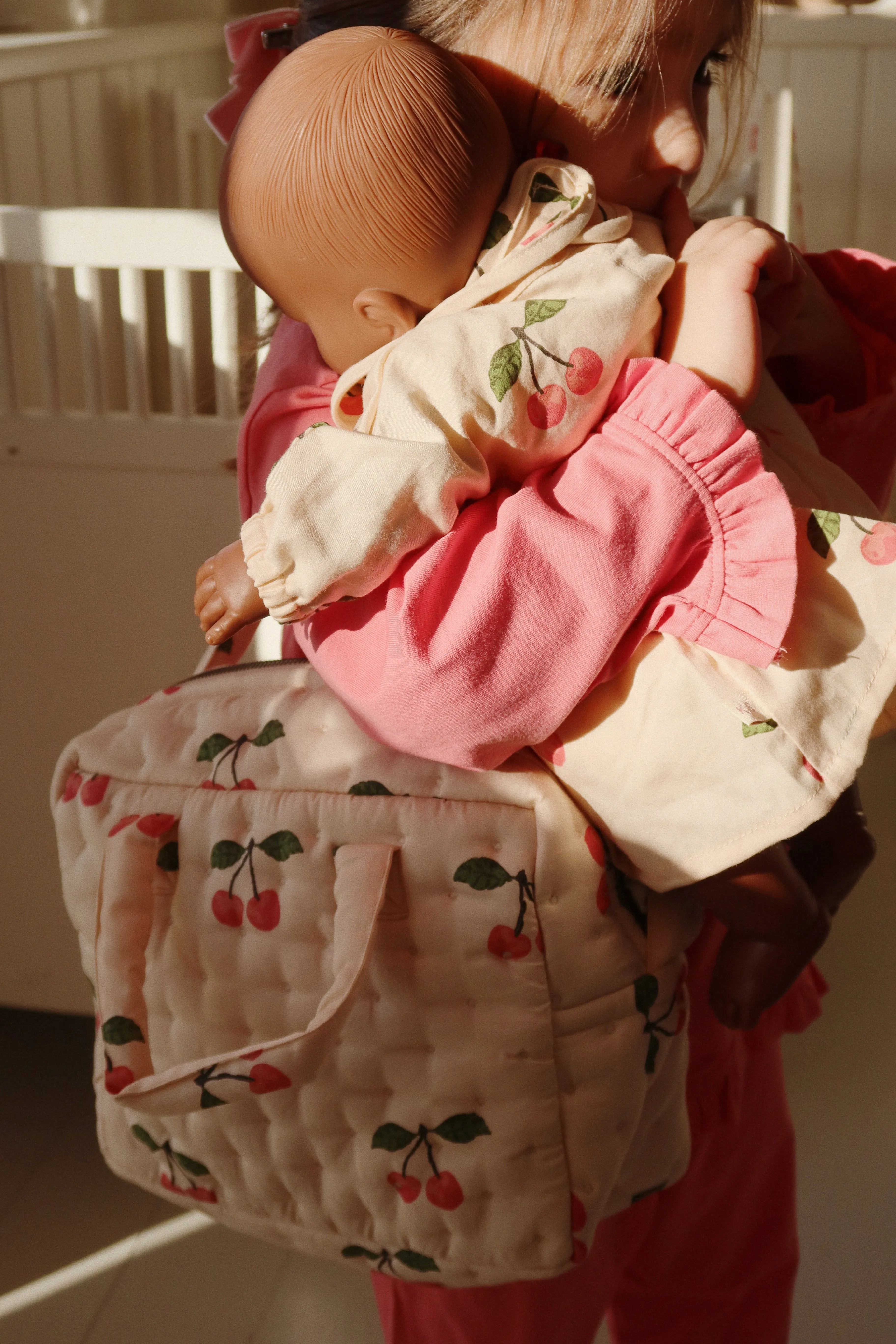 HOLIDAY EXCLUSIVE | Doll Diaper Bag - Ma Grande Cerise Pink