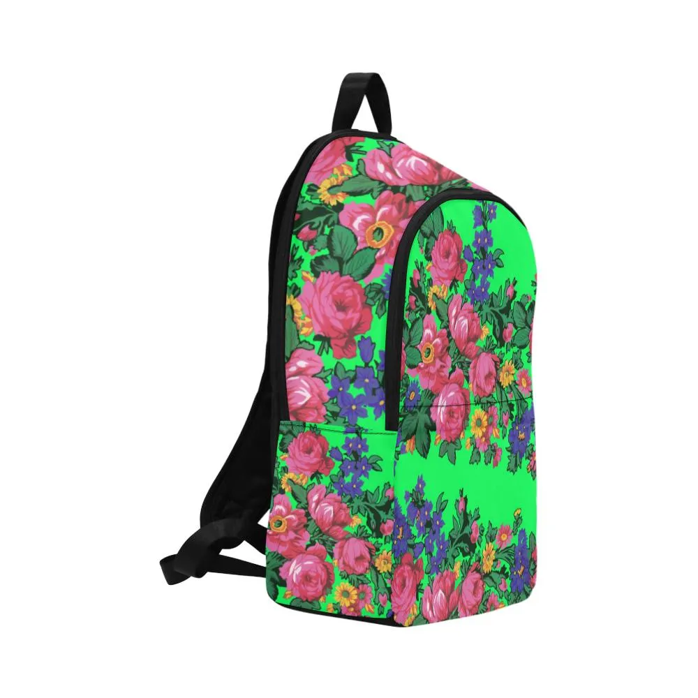 Kokum's Revenge Green Fabric Backpack for Adult