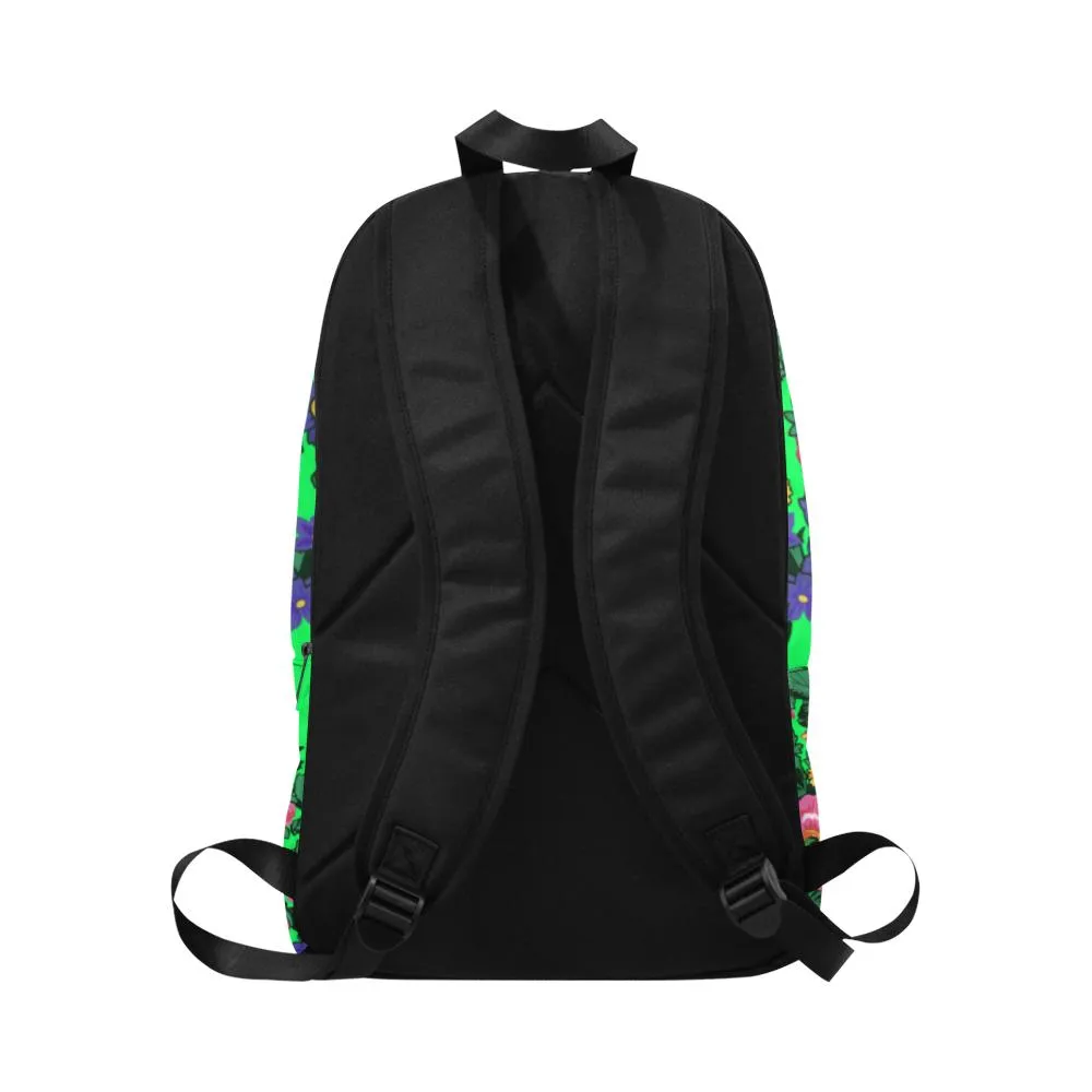 Kokum's Revenge Green Fabric Backpack for Adult