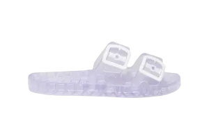 La Jolla - Clear Slide Sandal - Crystal Clear