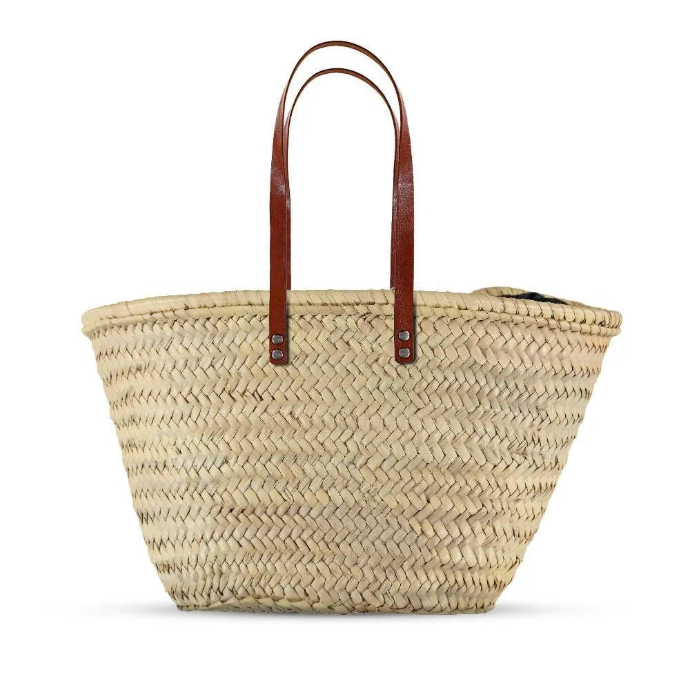 Large Straw Beach Bag