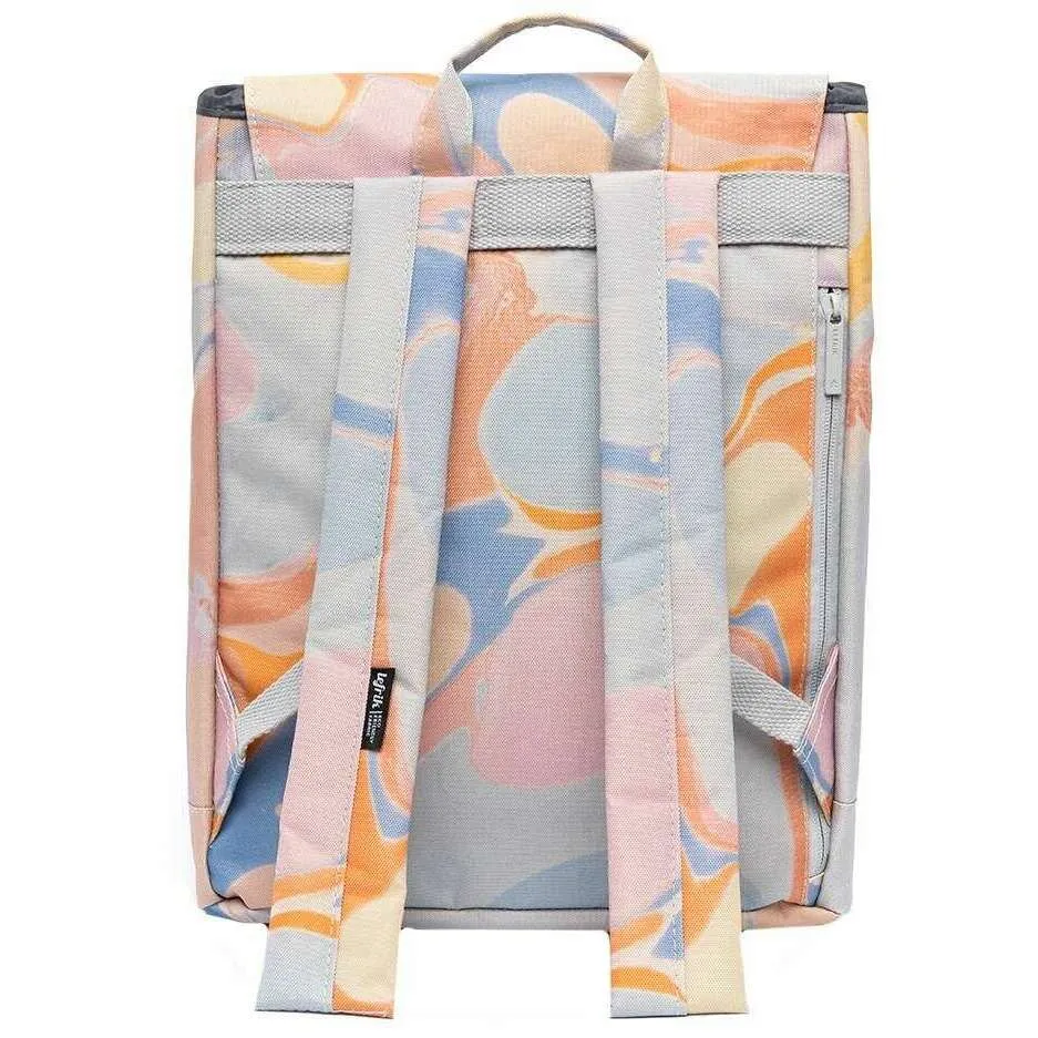 Lefrik Scout Marble Backpack - Blue/Orange/Yellow