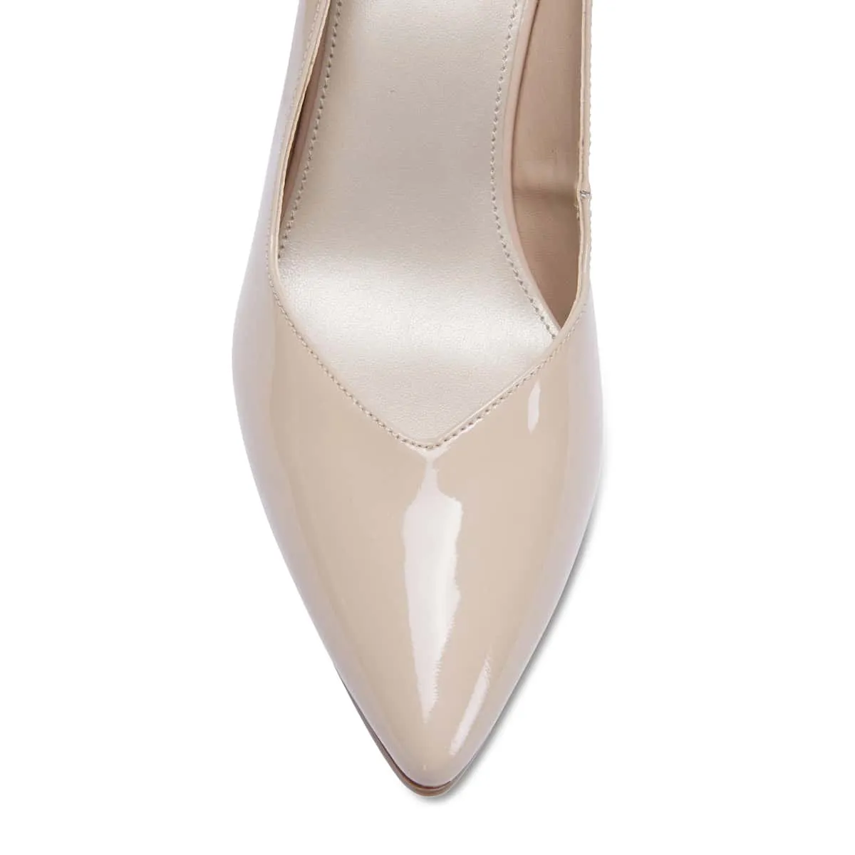 Maestro Heel in Nude Patent