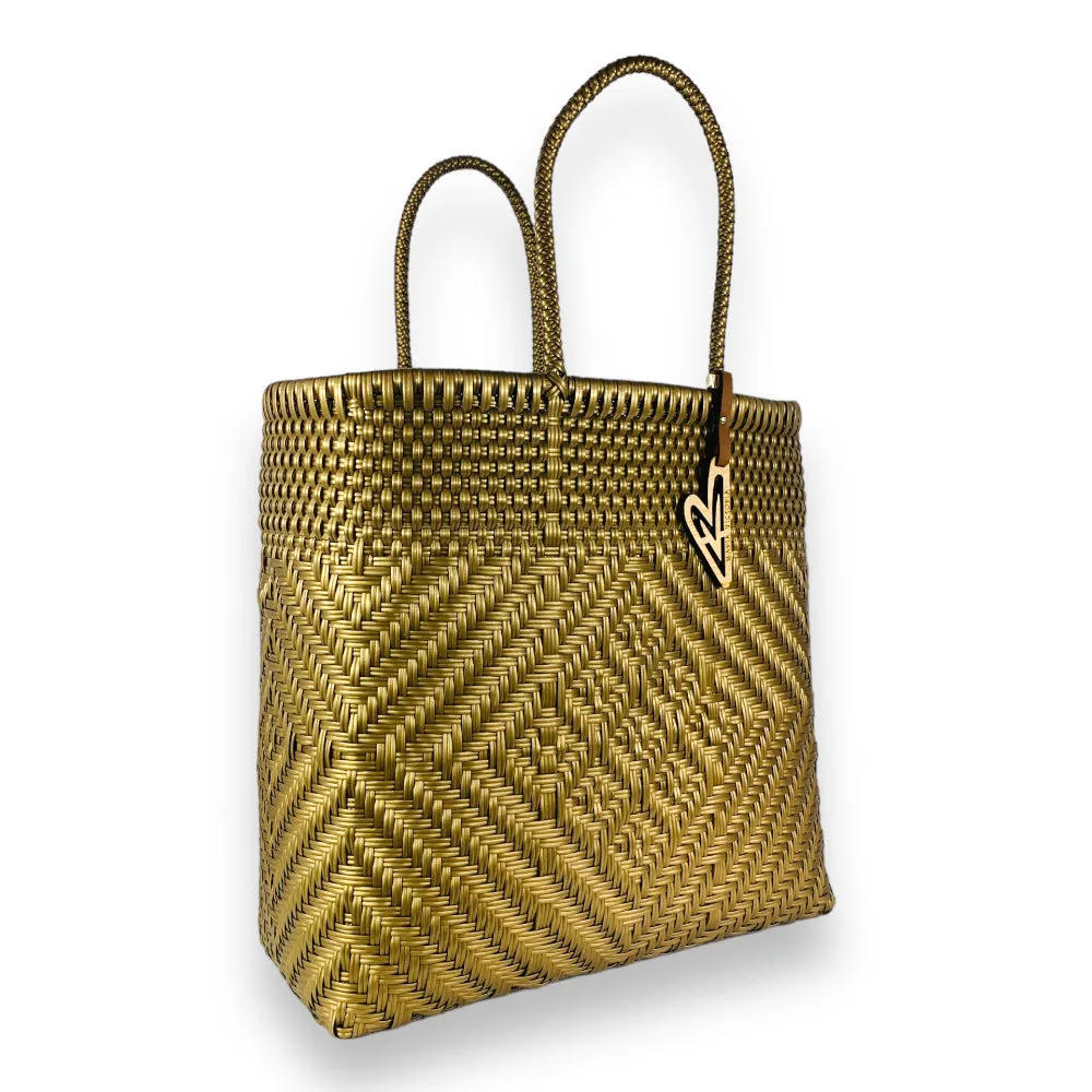 Maria Victoria | Sand Tote | Upcycled, Handwoven, Multicolor Tote