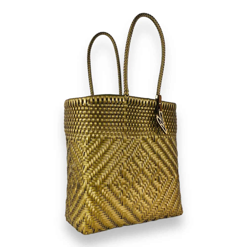 Maria Victoria | Sand Tote | Upcycled, Handwoven, Multicolor Tote