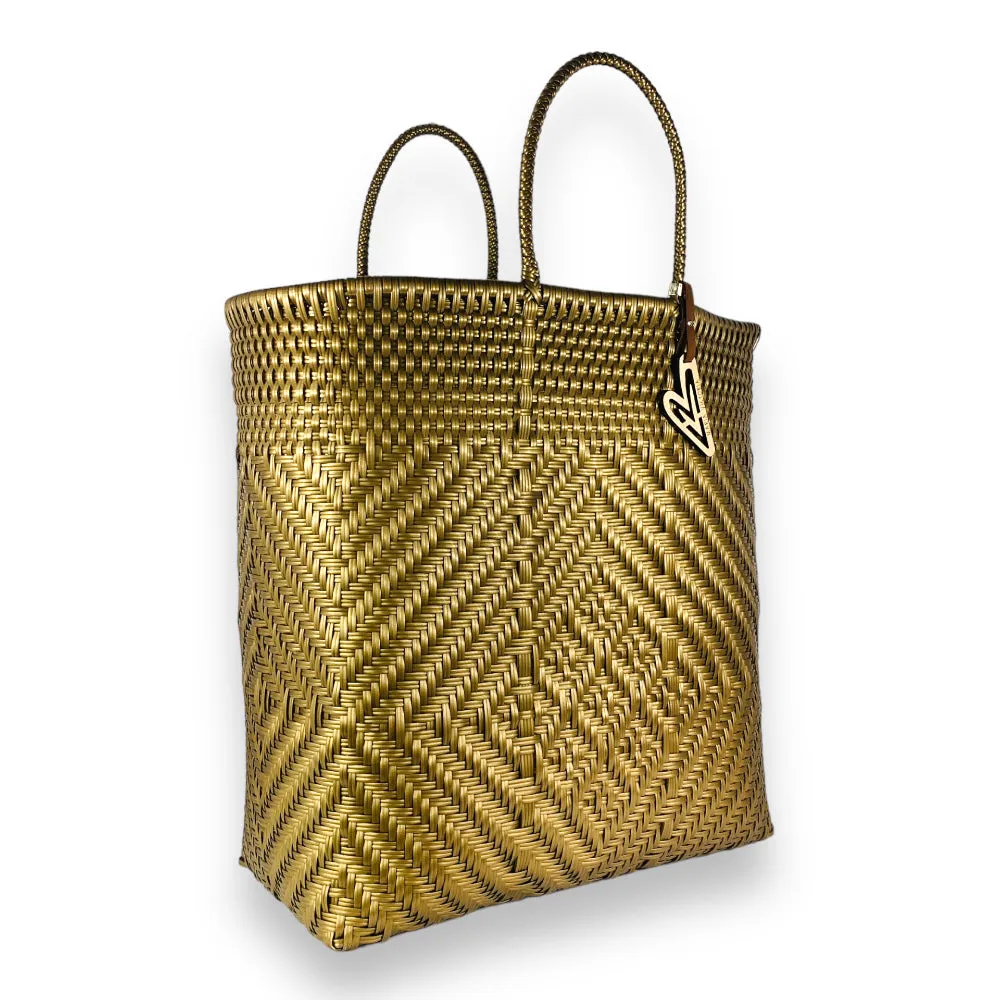 Maria Victoria | Sand Tote | Upcycled, Handwoven, Multicolor Tote