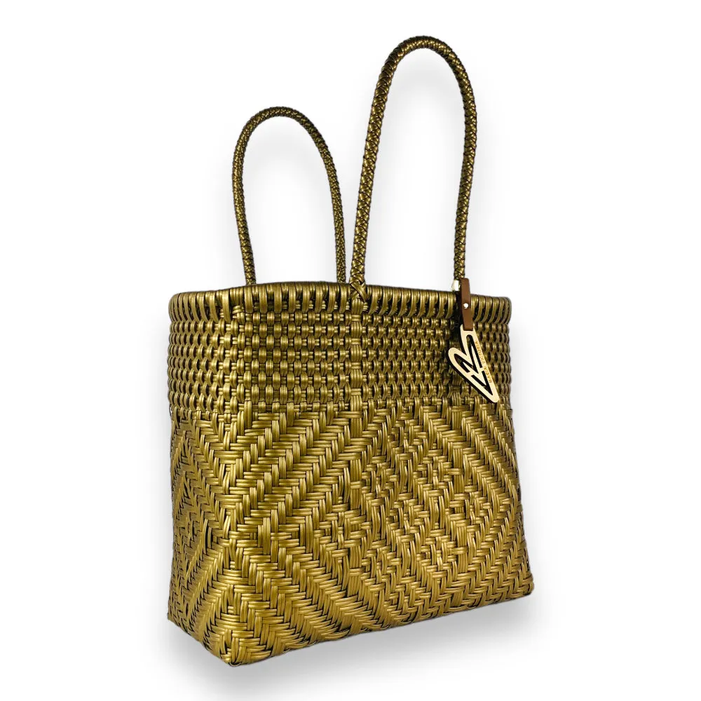 Maria Victoria | Sand Tote | Upcycled, Handwoven, Multicolor Tote