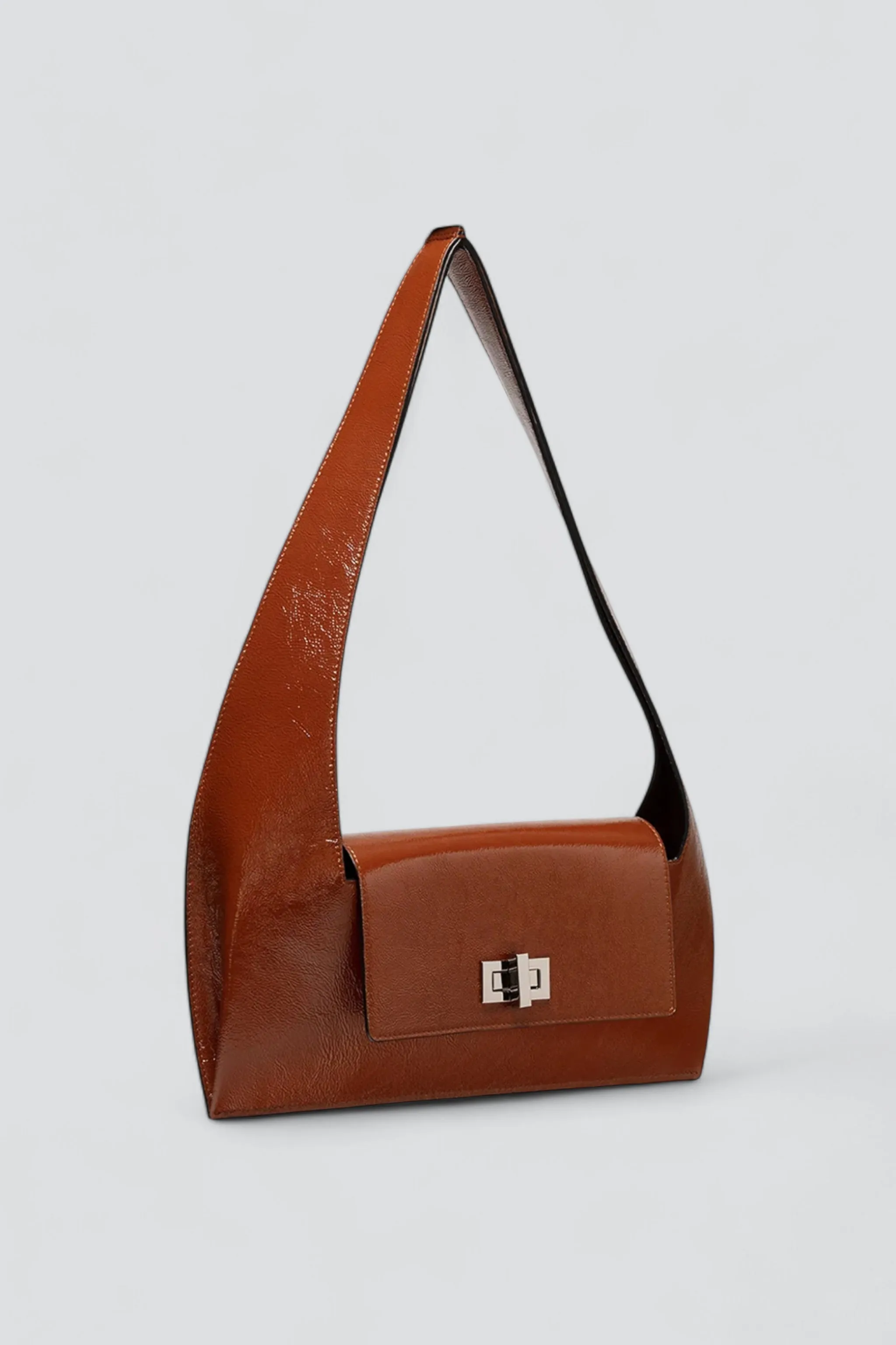 Marron Glace Napalack Baguette Purse