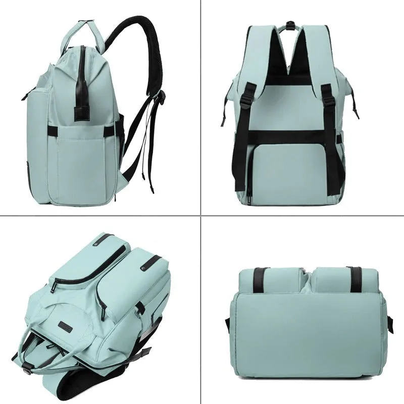 Multifunction Waterproof Solid Color Diaper Bags