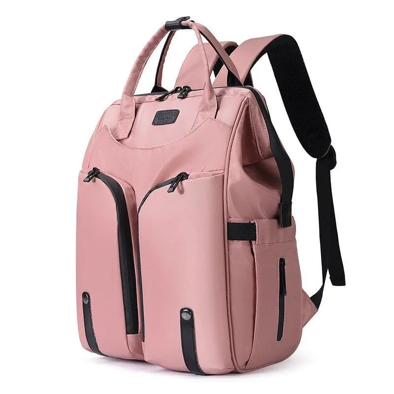 Multifunction Waterproof Solid Color Diaper Bags