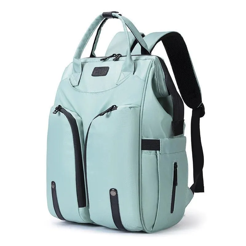 Multifunction Waterproof Solid Color Diaper Bags