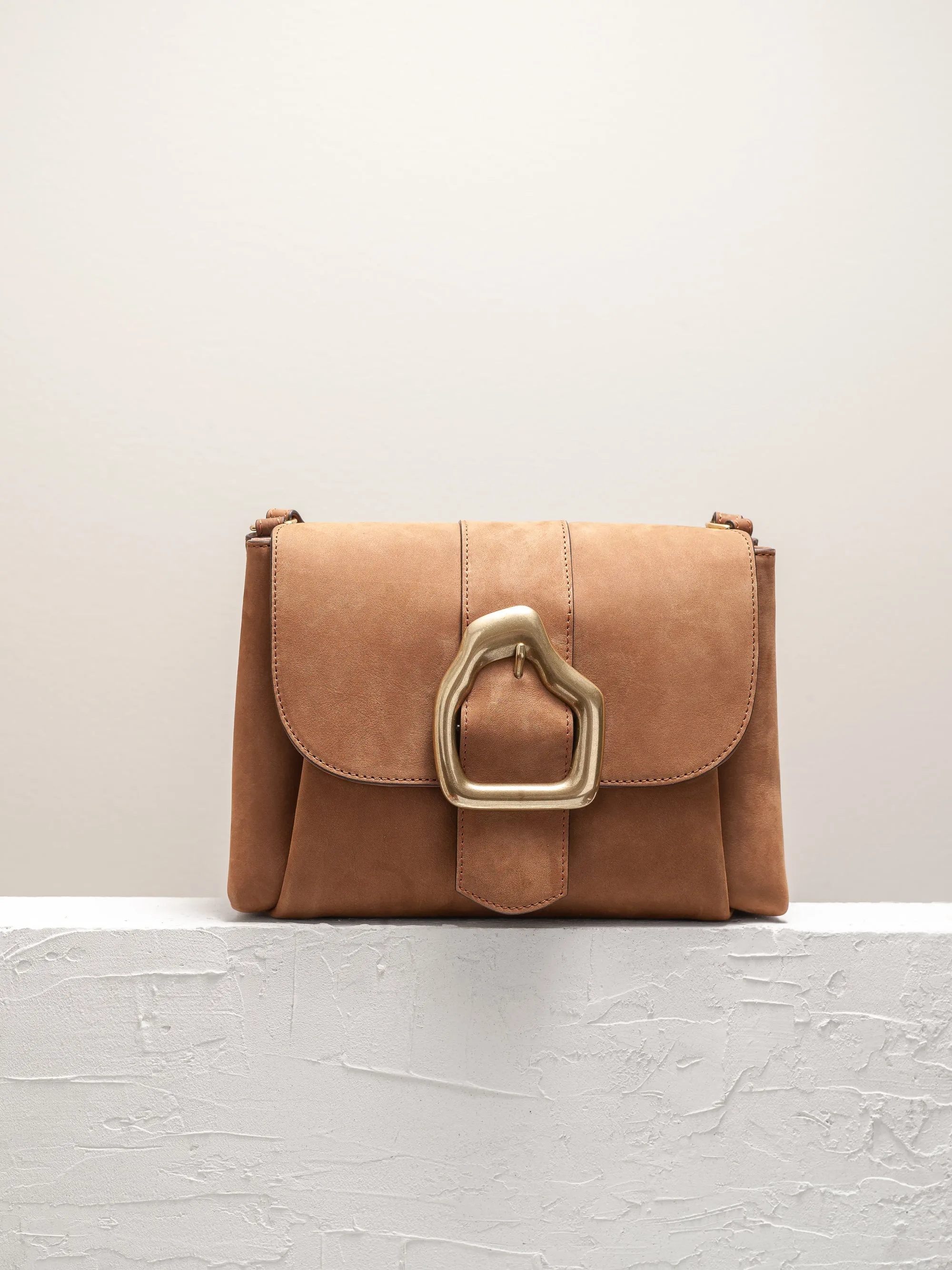 NAMI Almond Nubuck Shoulder bag